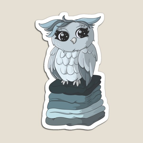 Item preview, Cute White Owl designed and sold by TheFoxyWolfShop.