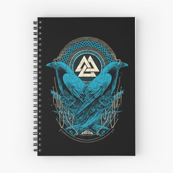 Item preview, Odin Viking Ravens Valknut Huginn Muninn Norse Mythology designed and sold by BluePagan.