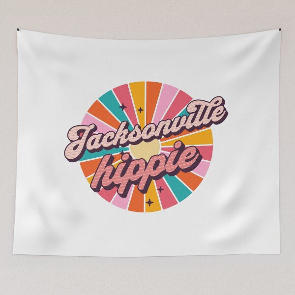 Item preview, Jacksonville Hippie - Florida Vibe - Psychedelic Christmas Gift For Hippies  designed and sold by AlanPhotoArt.
