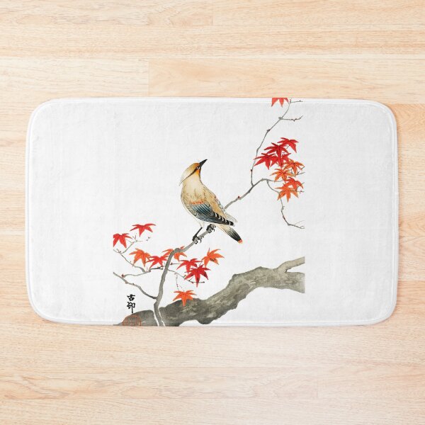 Item preview, Japanese plague bird on maple (1900 - 1936) by Ohara Koson designed and sold by JJAarts.
