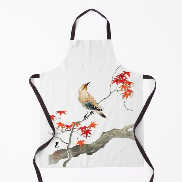 Item preview, Japanese plague bird on maple (1900 - 1936) by Ohara Koson designed and sold by JJAarts.