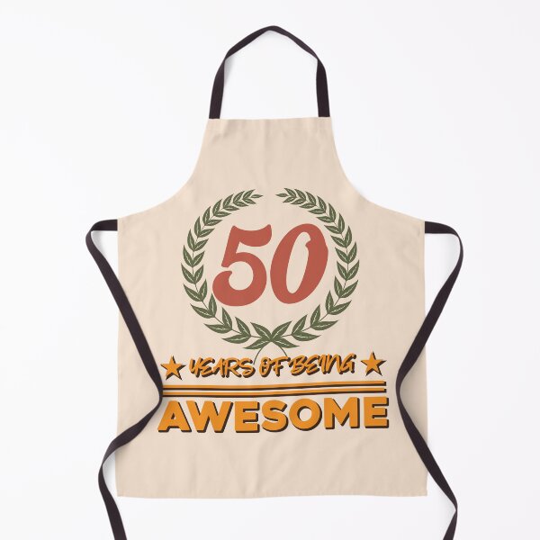 Item preview, 50 Years of Being Awesome 50Th Birthday Typography designed and sold by bolimj.