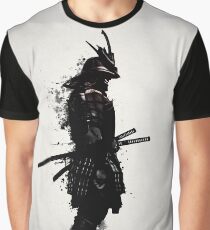 Gepanzerter Samurai Grafik T-Shirt