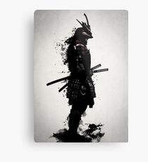 Gepanzerter Samurai Metalldruck