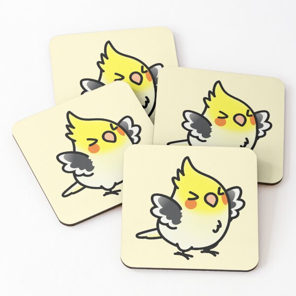 Item preview, Custom Oliver the Chubby Cockatiel designed and sold by birdhism.