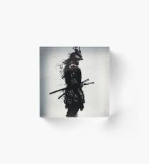 Gepanzerter Samurai Acrylblock