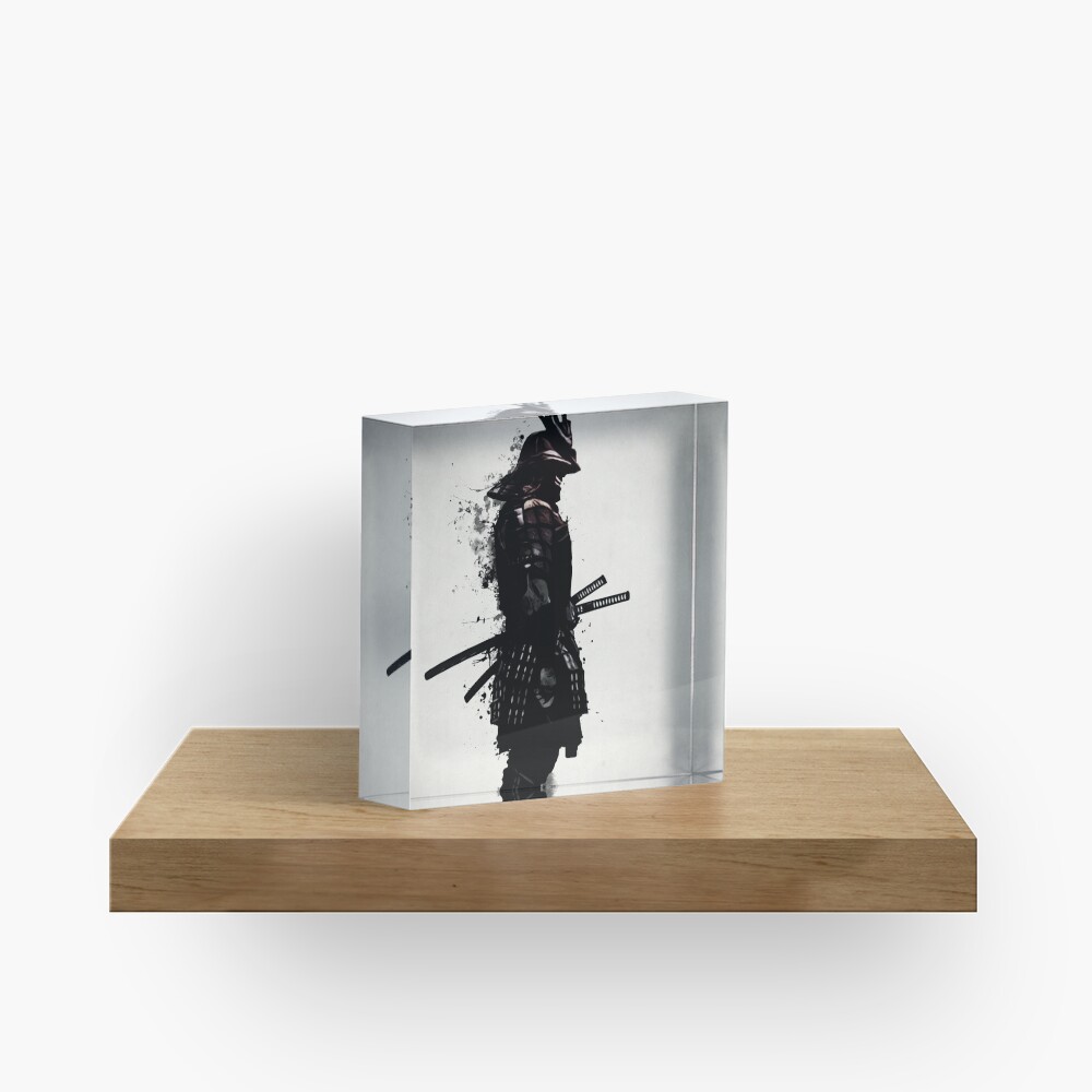 Armored Samurai Acrylic Block