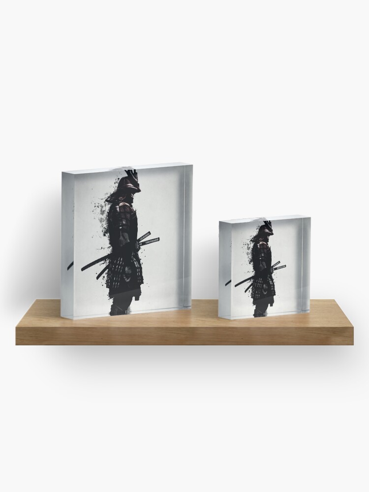 Alternate view of Armored Samurai Acrylic Block