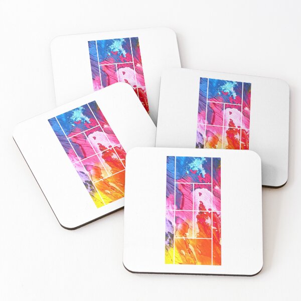 Item preview, Tennis Court | Colorful Art  designed and sold by BigCityTennis.