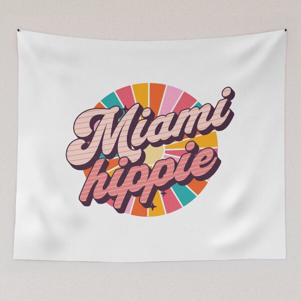 Item preview, Miami Hippie - South Beach Vibe - Christmas Gift Idea For Hippies  designed and sold by AlanPhotoArt.
