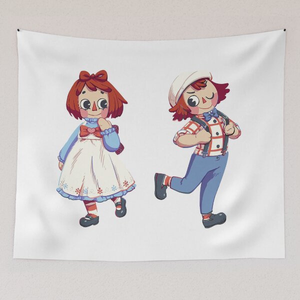 Item preview, Raggedy Ann And Raggedy Andy designed and sold by Vegas Cara.