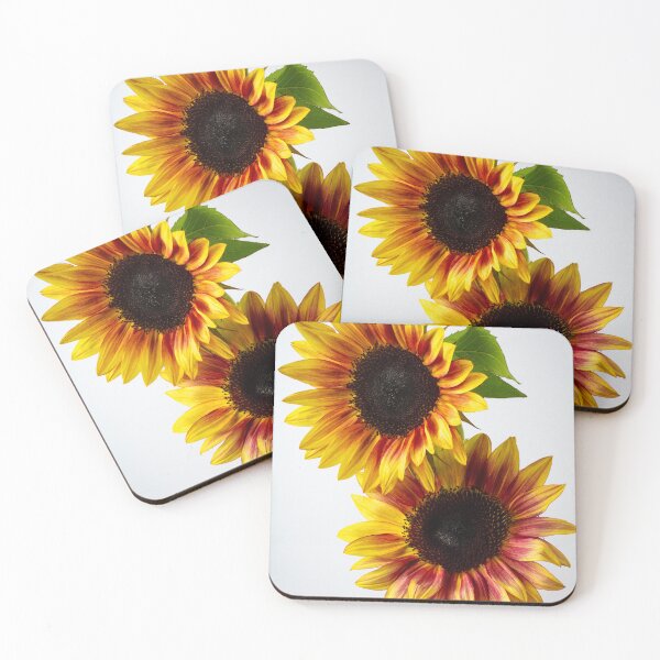 Item preview, Two Striking Yellow And Orange Sunflowers designed and sold by Garry Gay.