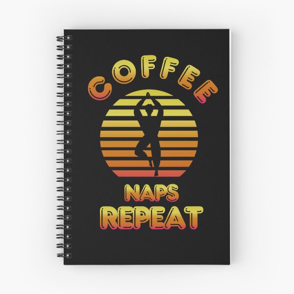Item preview, Yoga Coffee Naps Repeat funny shirts 4 sunrise yoga designed and sold by Drawix.