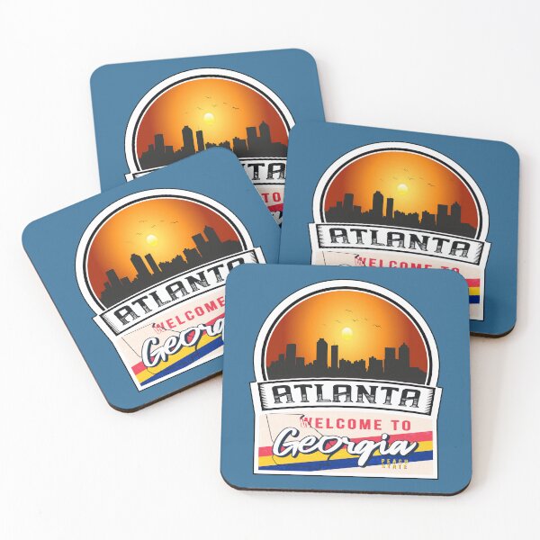 Item preview, Atlanta, Welcome to Georgia, Peach State | Georgia State and Cities Series -11 designed and sold by WorldStateArt.