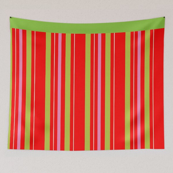 Item preview, Vibrant Christmas Stripes designed and sold by Jensphotos.