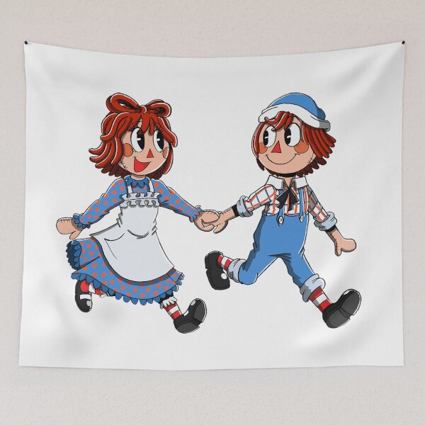 Item preview, Raggedy Ann And Raggedy Andy designed and sold by Vegas Cara.