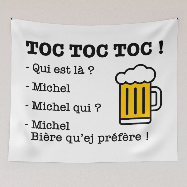 Item preview, Toc Toc Toc Michel Beer that you prefer! designed and sold by humour-chti.