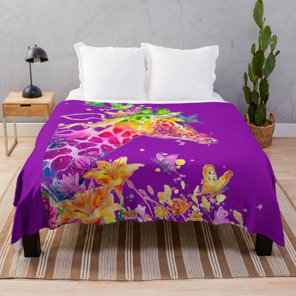 Item preview, Colorful giraffe and butterflies designed and sold by zeljana0504.