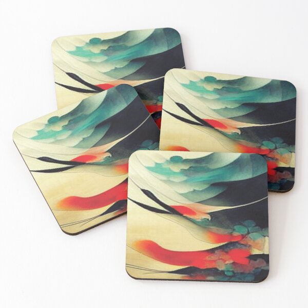 Item preview, Vintage Retro Modern Japanese Abstract Art Design designed and sold by delohill.