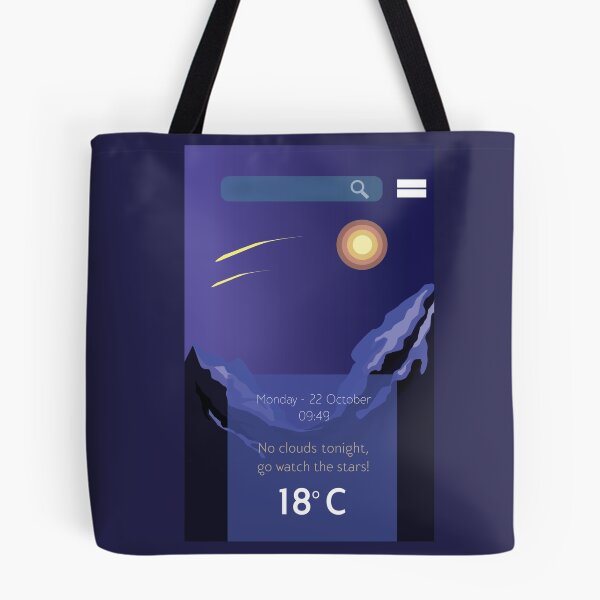 Item preview, Night - Weather app advice  designed and sold by Persephone Palapanidou.