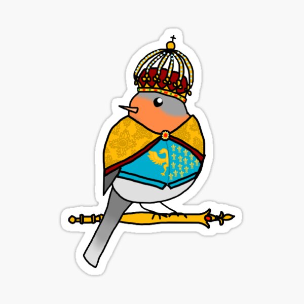 Item preview, Bird Charlemagne (European Robin) designed and sold by WrenElizaAnne.