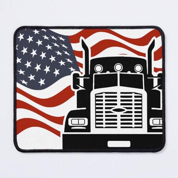 Item preview, Trucker US Flag designed and sold by GraceArt4You.