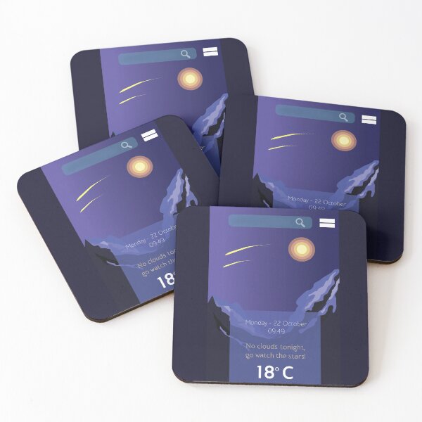 Item preview, Night - Weather app advice  designed and sold by Persephone Palapanidou.