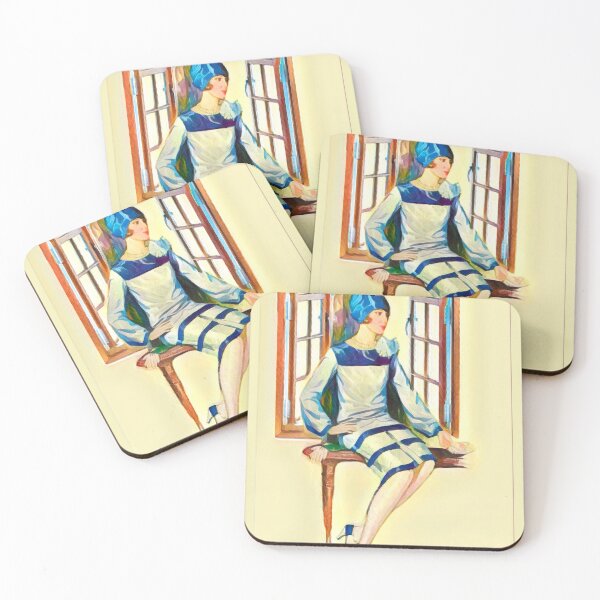 Item preview, niña en ventana designed and sold by Mizjean.