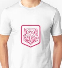 Fox Head Crest Monoline Unisex T-Shirt