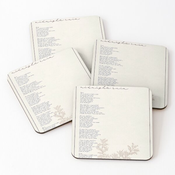 Item preview, Midnight rain lyric designed and sold by Alexandra-Ander.