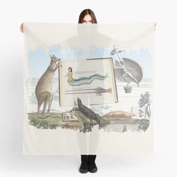 Weird classroom by the ocean #CreateArtHistory Scarf