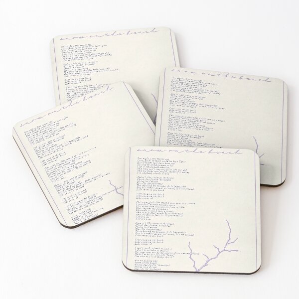 Item preview, Snow on the beach lyric designed and sold by Alexandra-Ander.