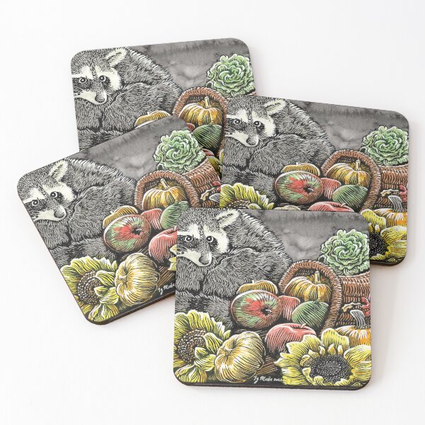 Item preview, Raccoon Cornucopia designed and sold by Ty Meier.