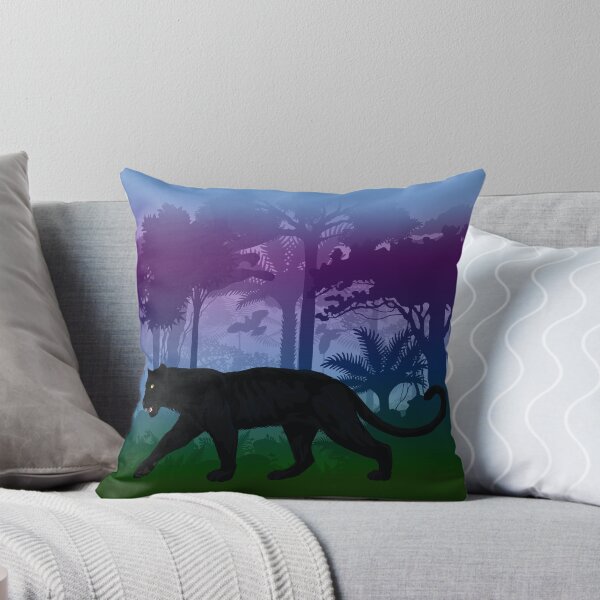 Item preview, Possible Panther on jungle background. designed and sold by Kererū Brewing.