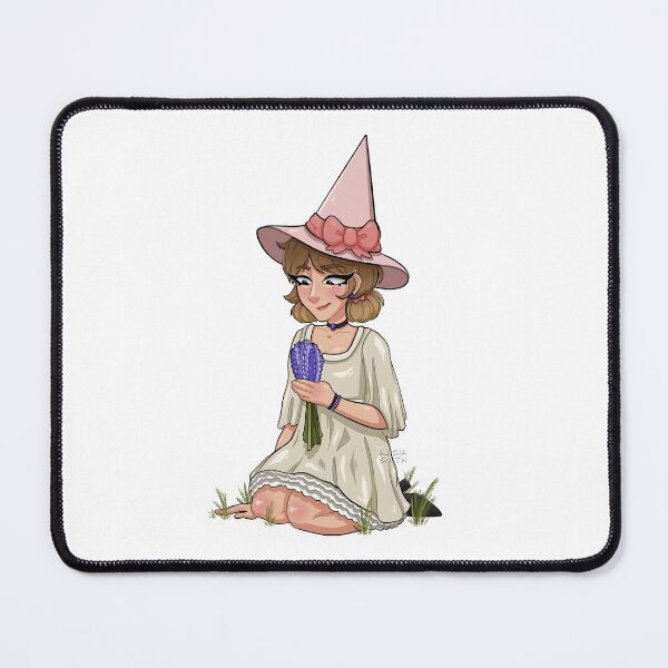 Item preview, Lavender Flower Witch Drawing designed and sold by miss-smith-draw.