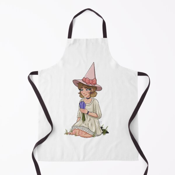 Item preview, Lavender Flower Witch Drawing designed and sold by miss-smith-draw.