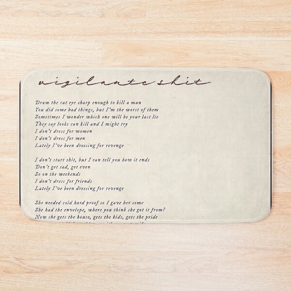 Item preview, Vigilante shit lyric designed and sold by Alexandra-Ander.