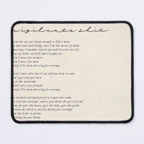 Item preview, Vigilante shit lyric designed and sold by Alexandra-Ander.