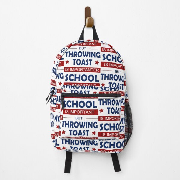 Item preview, School Is Important but Throwing Toast Is Importanter designed and sold by FunnyClever.