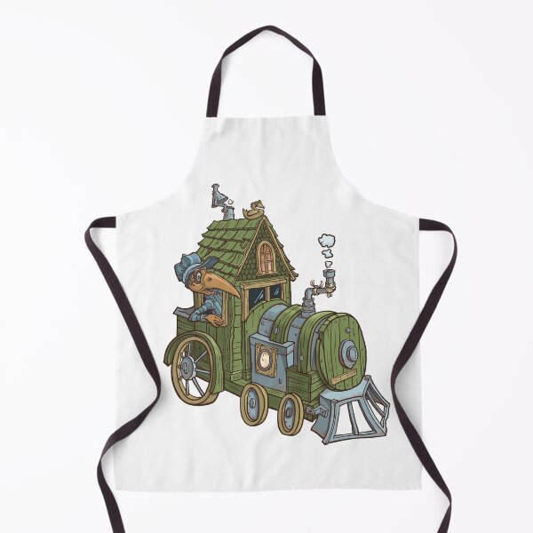 Item preview, Green Train and Bird Conductor designed and sold by Sarmo.