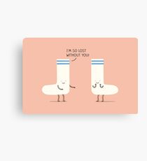 socks love Canvas Print