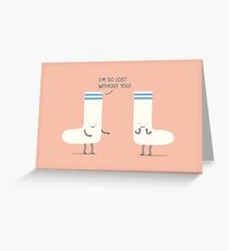socks love Greeting Card
