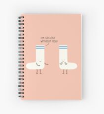 socks love Spiral Notebook