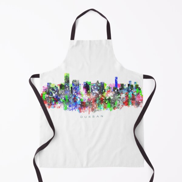 Item preview, Durban, South Africa Skyline Watercolor Painting designed and sold by InkistPrints.