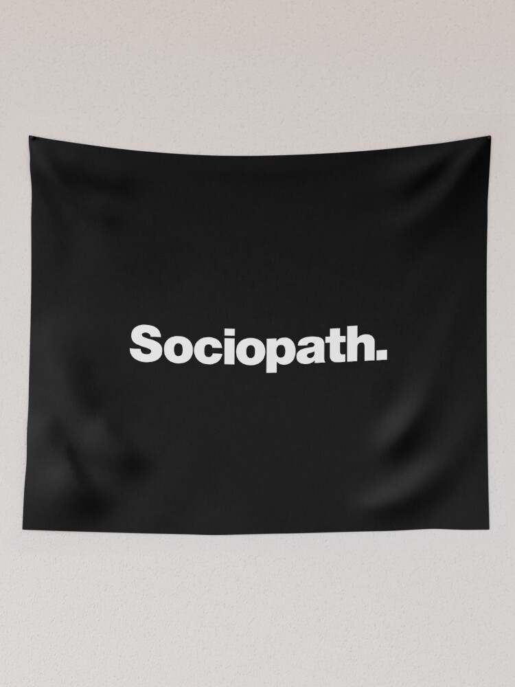 Thumbnail 2 of 3, Tapestry, Sociopath designed and sold by chestify.