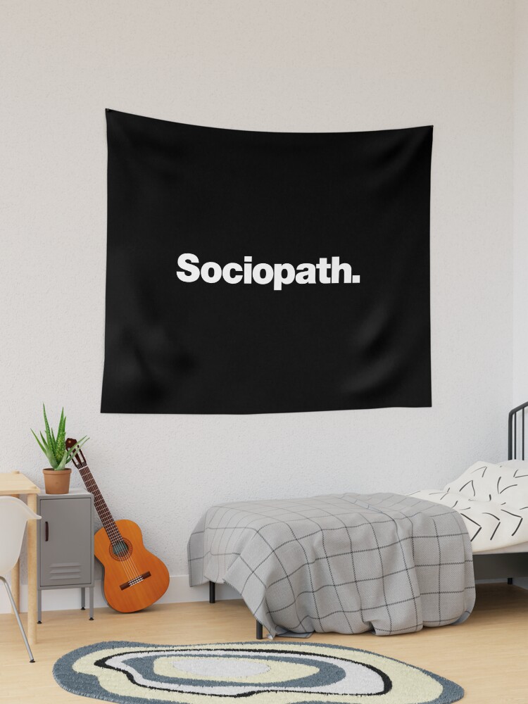 Thumbnail 1 of 3, Tapestry, Sociopath designed and sold by chestify.