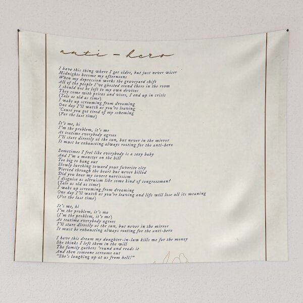 Item preview, Antihero Lyric designed and sold by Alexandra-Ander.