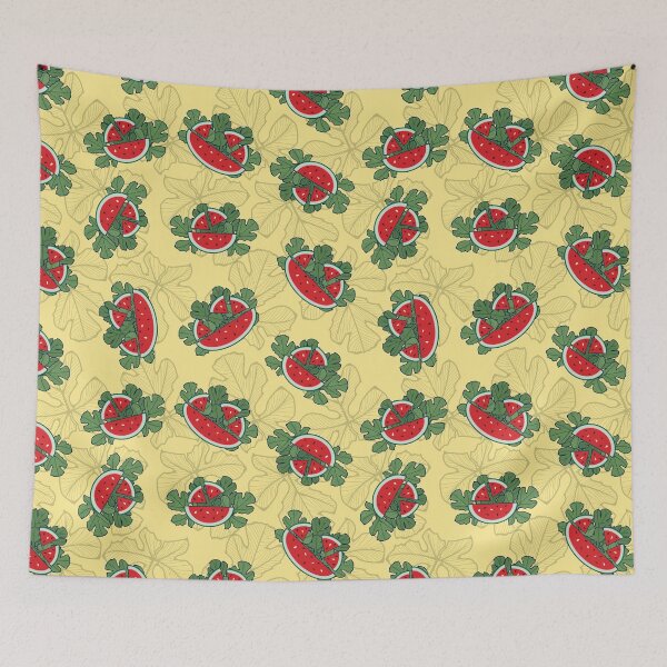 Item preview, Fresh and Juicy Red Watermelon Slices designed and sold by ZaryaKiqo.
