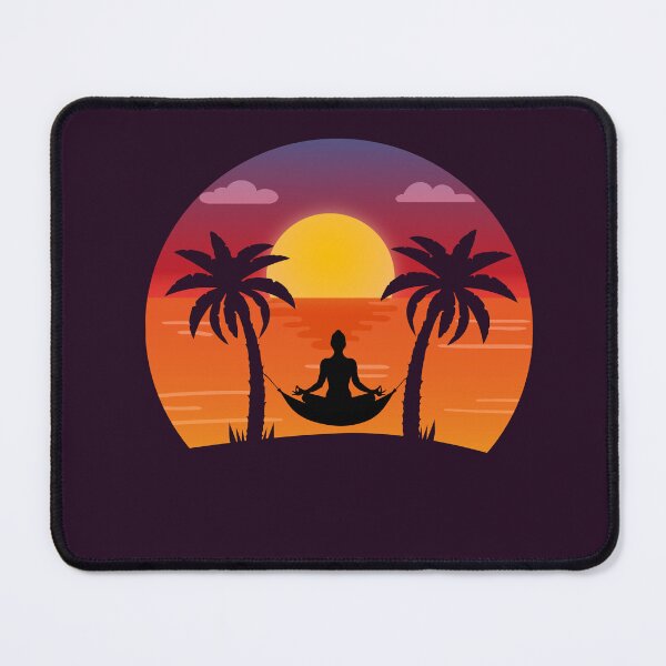 Item preview, Sunset yoga on the beach designed and sold by Tifazak.