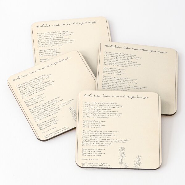 Item preview, This Is Me Trying Lyrics designed and sold by Alexandra-Ander.